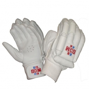 BDM Admiral Super Test 0r All White Batting Gloves - Sabkifi
